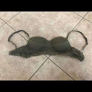 Army green bra